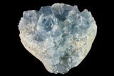 Sky Blue Celestine (Celestite) Crystal Cluster - Madagascar #133766-2